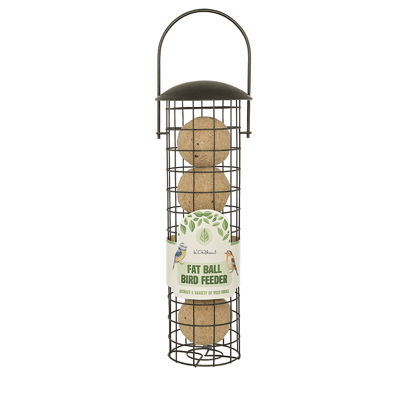 wildwood Bird Feeder Hammered Effect 23cm