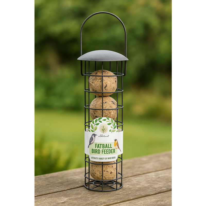 wildwood Bird Feeder Hammered Effect 23cm