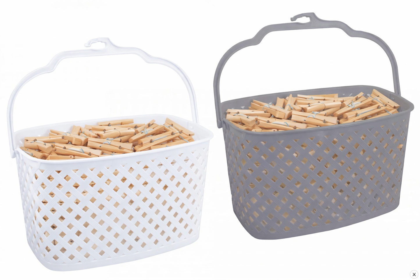 Hanging peg basket plastic