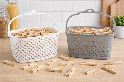 Hanging peg basket plastic