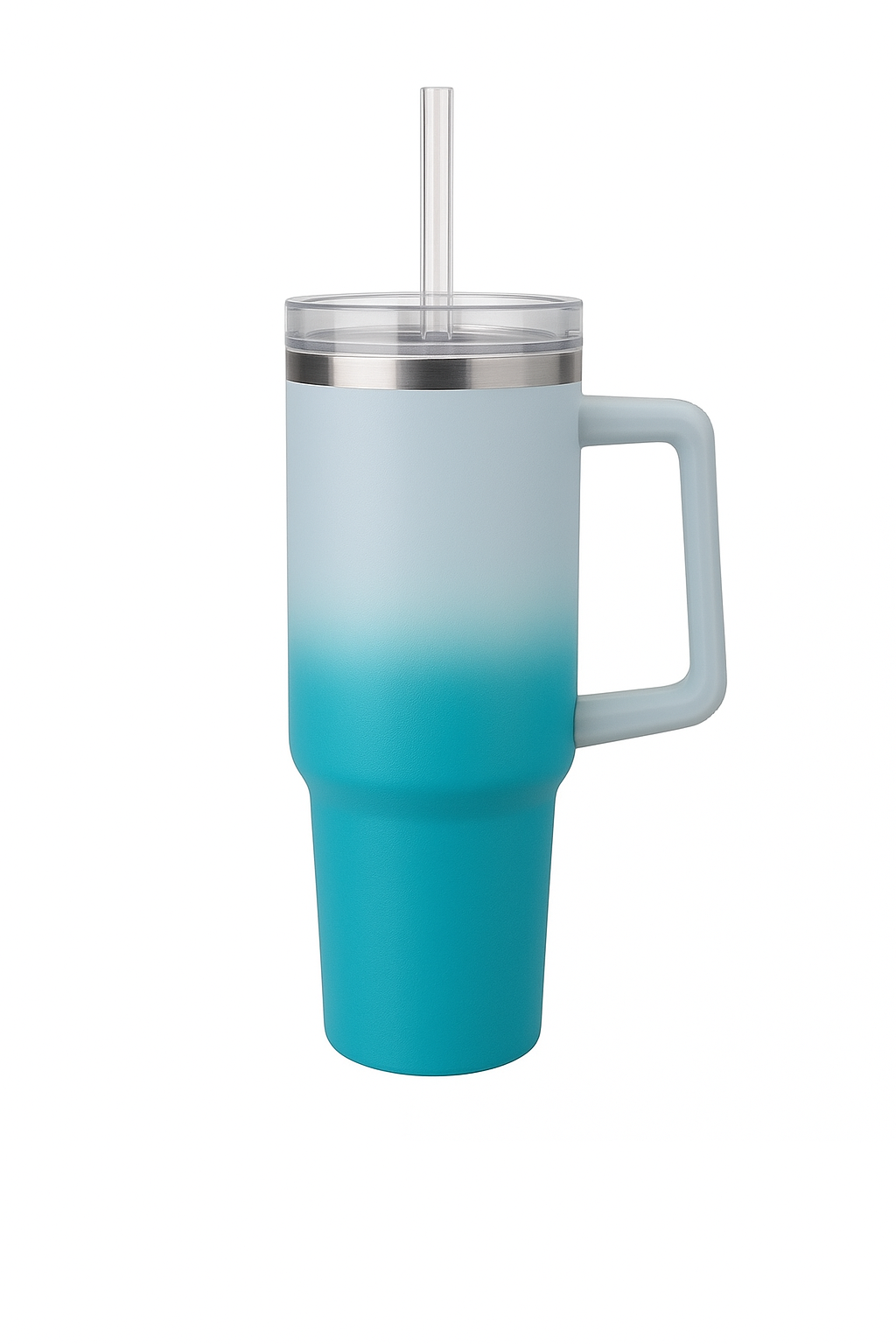 40oz Drinking Cup insulated Flask Double Wall With Straw Hot & Cold Assorted colours