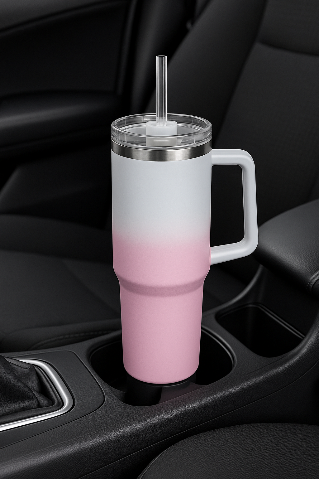 40oz Drinking Cup insulated Flask Double Wall With Straw Hot & Cold Assorted colours