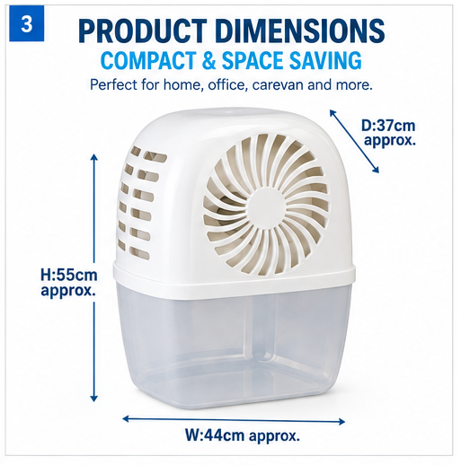 Moisture Trap Dehumidifer Damp mould mildew remover