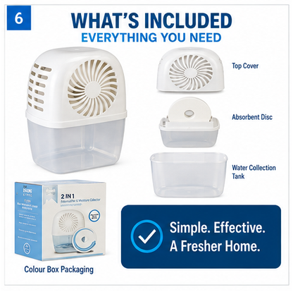 Moisture Trap Dehumidifer Damp mould mildew remover