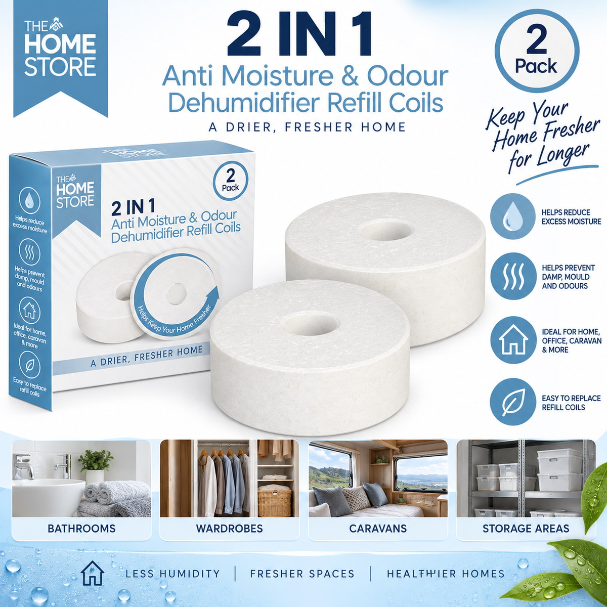 Moisture trap Dehumidifier refills 480gm
