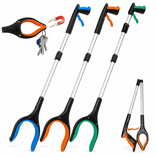 Folding pick up tool itter picker grabber Disability Aid 83cm