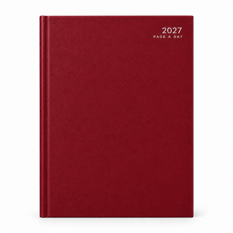 2027 Diary A4 Week to View Hardback
