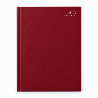 2027 Diary A4 Week to View Hardback