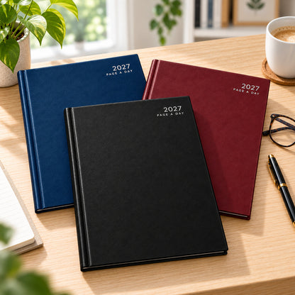 2027 Diary A4 Week to View Hardback