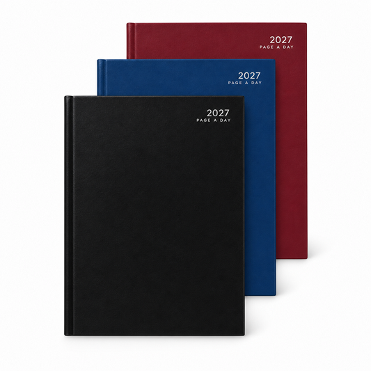 2027 Diary A5 Week to View Hardback Planner Organiser