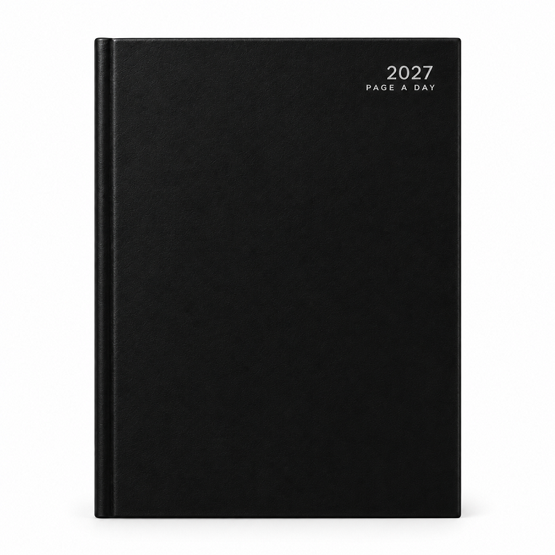 2027 Diary A5 Page a day Hardback Organiser
