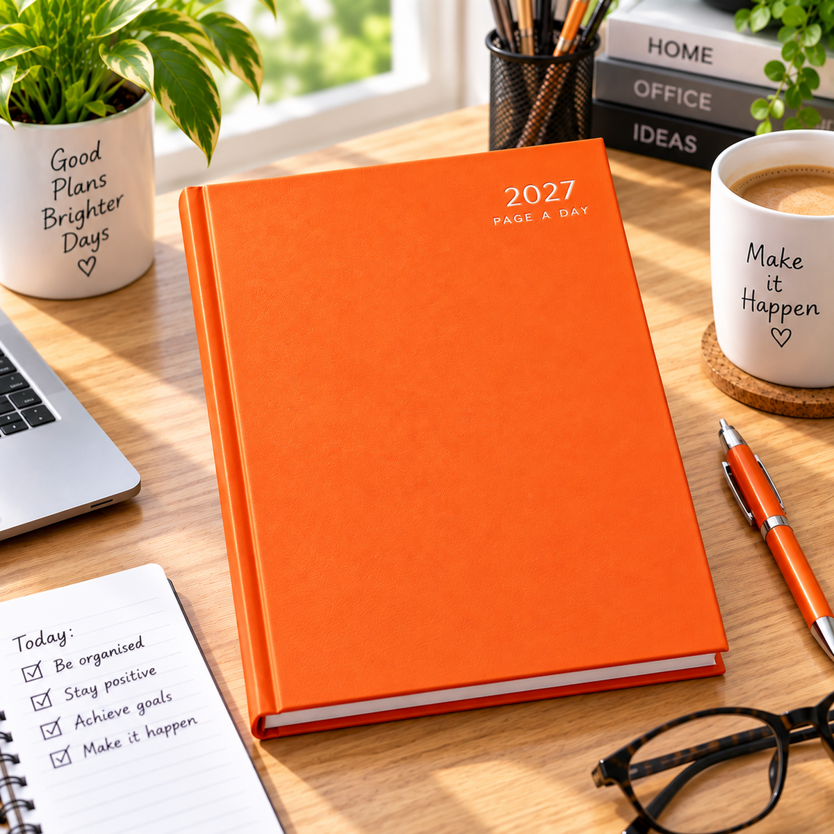2027 Diary A5 Week To View Hardback Colours