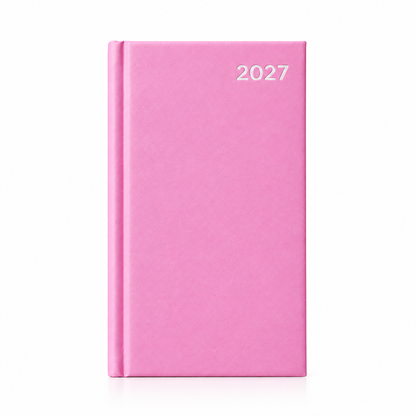 2027 Diary Slim Pocket Week To View Hardback Colours
