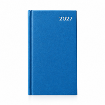2027 Diary Slim Pocket Week To View Hardback Colours