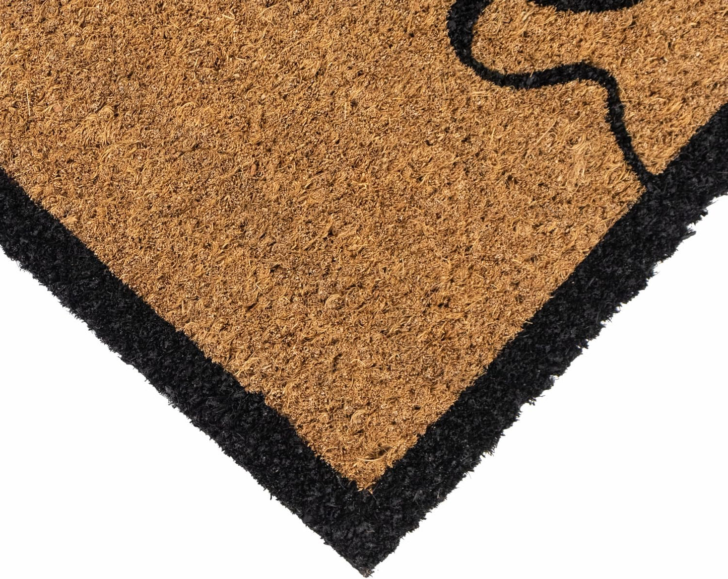 Door Mat JVL Irish Gaelic Failte Natural Coir 40 x 60 cm