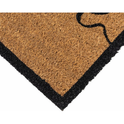 JVL Door Mat Irish Gaelic Failte Coir Natural 40 x 60 cm