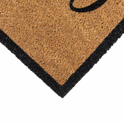 JVL Door Mat Croesco Coir Welsh/Cymru Welcome Greeting 40 x 60 cm