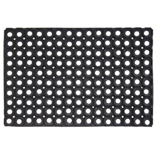 JVL Door mat Rondo Scraper Durable Rubber Mat 40X60Cm