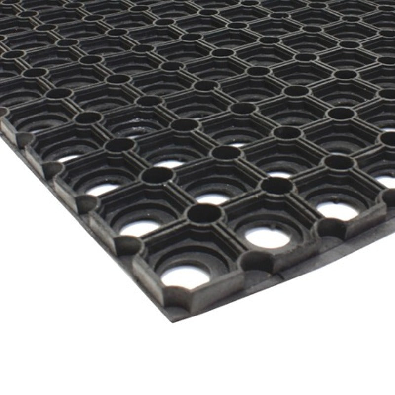 JVL Door mat Rondo Scraper Durable Rubber Mat 40X60Cm