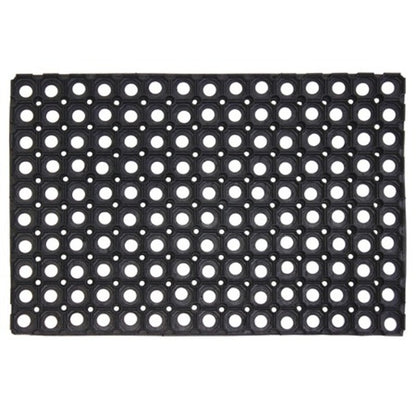 JVL Door mat Rondo Scraper Durable Rubber Mat 40X60Cm