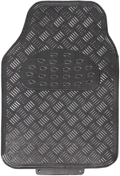 Titan - Universal 4 Piece Car Mat Set carbon