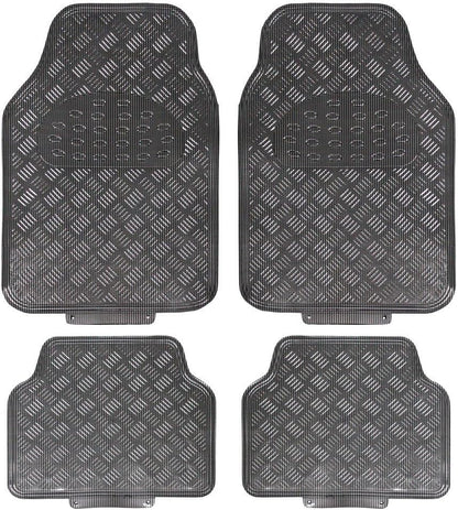 Titan - Universal 4 Piece Car Mat Set carbon