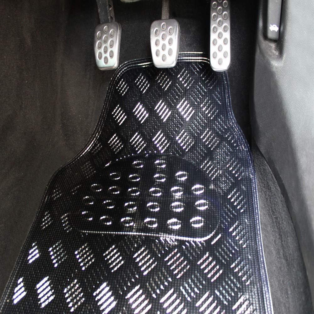 Titan - Universal 4 Piece Car Mat Set carbon