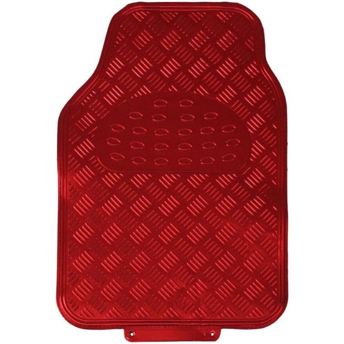 Titan - Universal 4 Piece Car Mat Set Red
