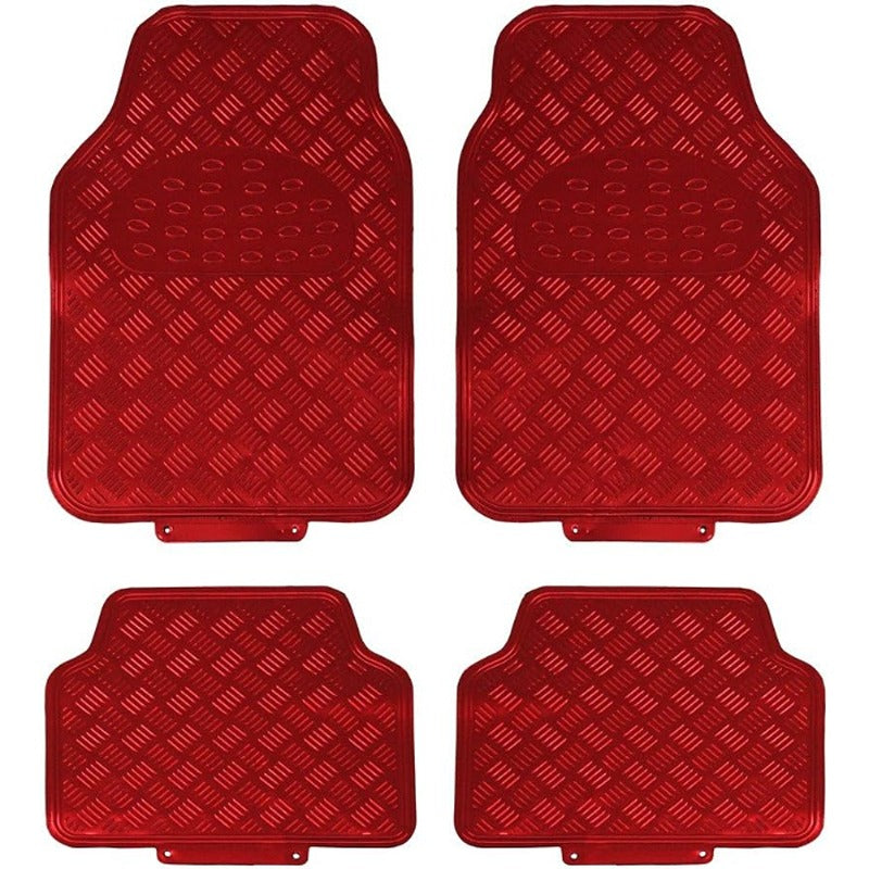 JVL Titan - Universal 4 Piece Car Mat Set Car Mats Red