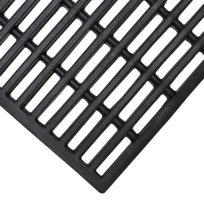 JVL Door Mat Rubber Scraper, Clean Shoes & Boots, Heavy Duty, Robusta 36x61cm