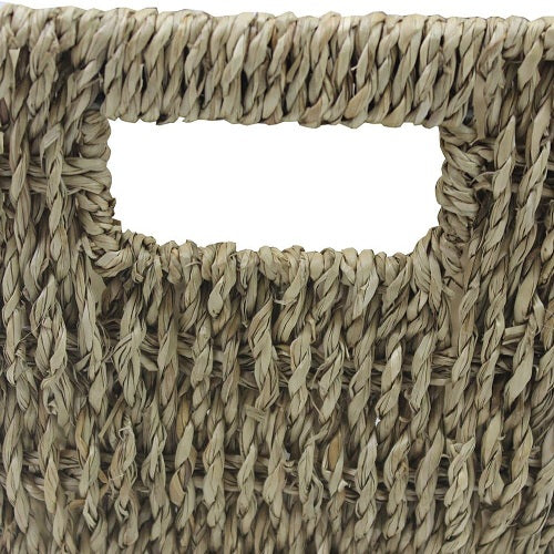 Seagrass Newspaper Magazine Storage Rack JVL 16994