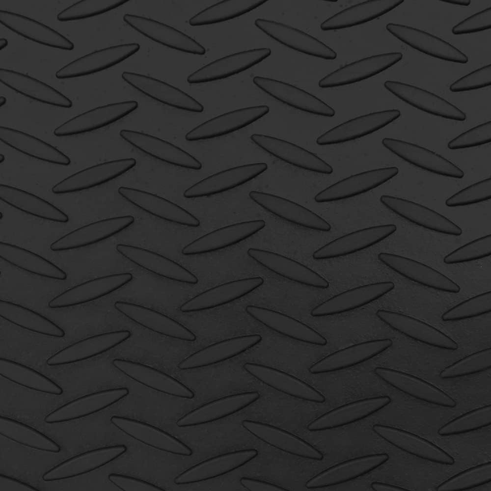 JVL Opus Moulded Rubber Boot Tray Mat, 41x81cm, Black , Pack of 1