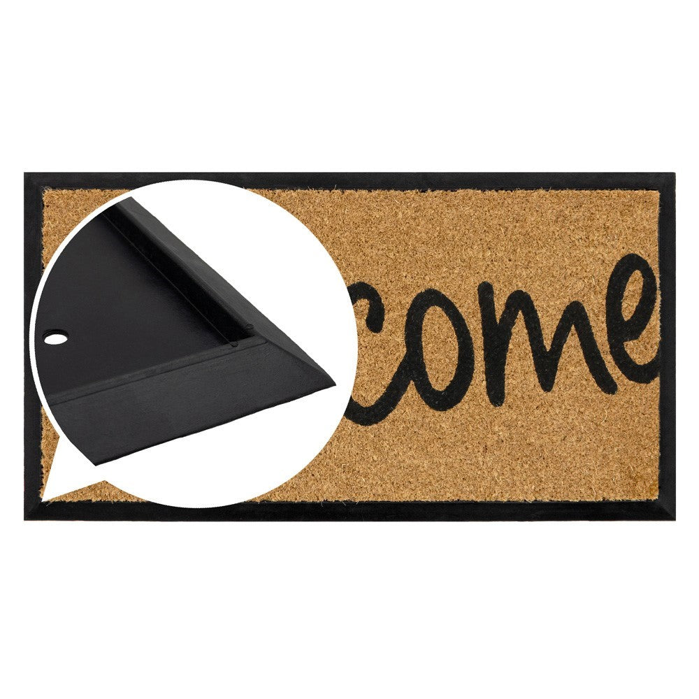 JVL Granite Coir Mat 40x70-Welcome