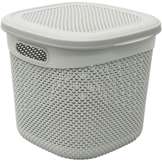 Xpress Wholesale Limited JVL Droplette Design Plastic Storage Basket