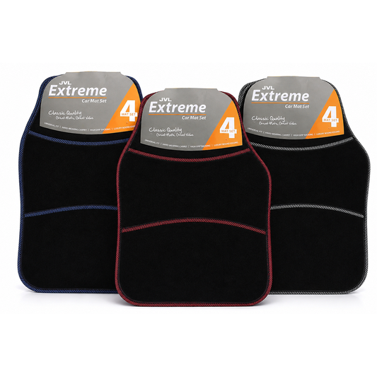 JVL Carpet Car Mat Set 4PC Set universal