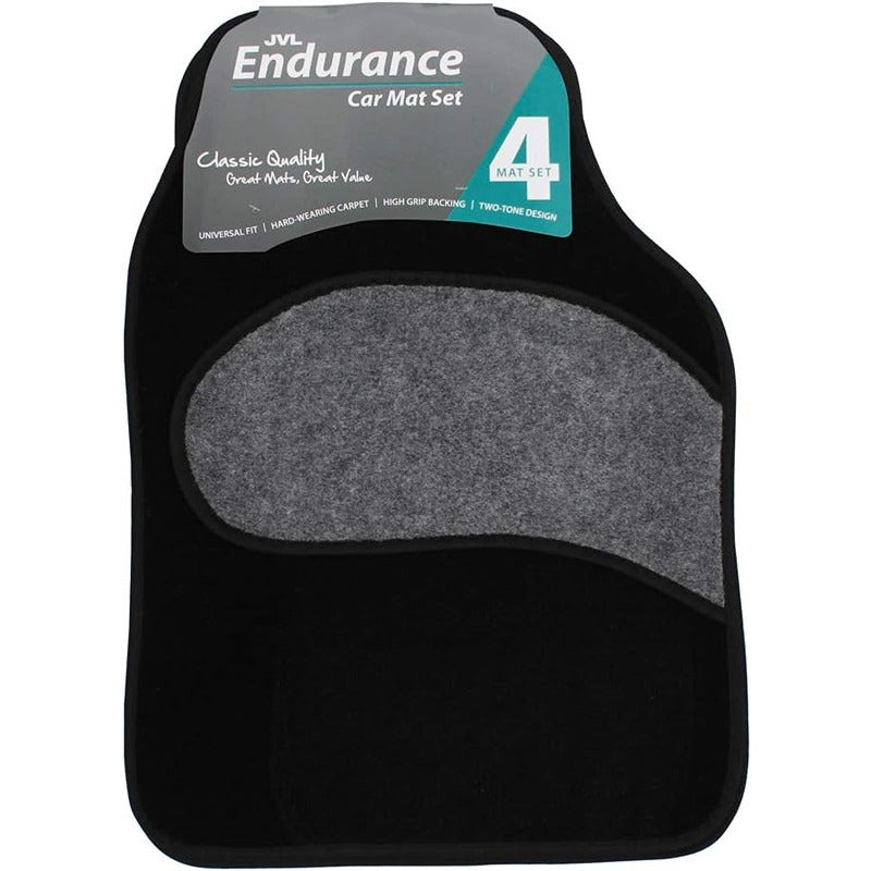 JVL Endurance Carpet Car Mat Set universal 4pc