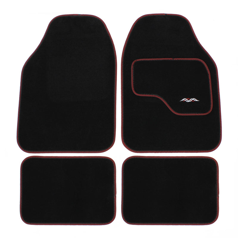 JVL Carpet Car Mat Set Style 4pc  universal