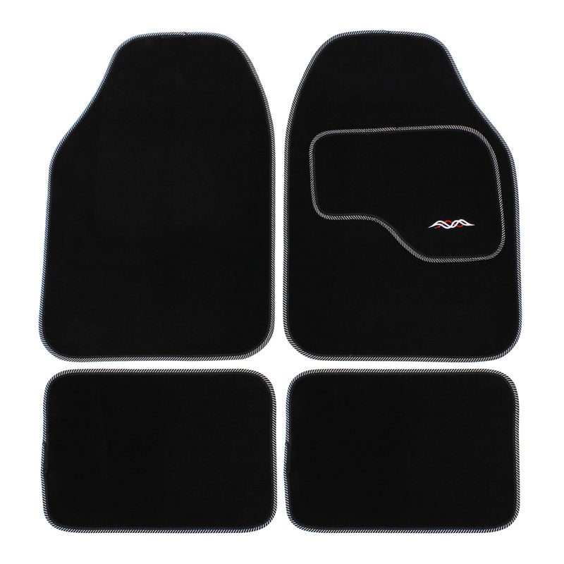 JVL Carpet Car Mat Set Style 4pc  universal
