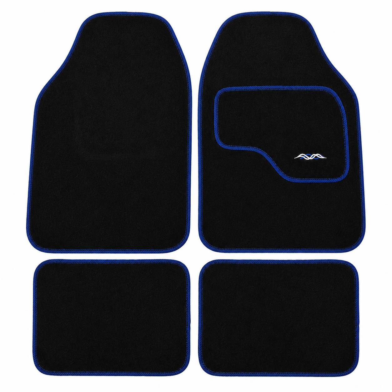 JVL Carpet Car Mat Set Style 4pc  universal