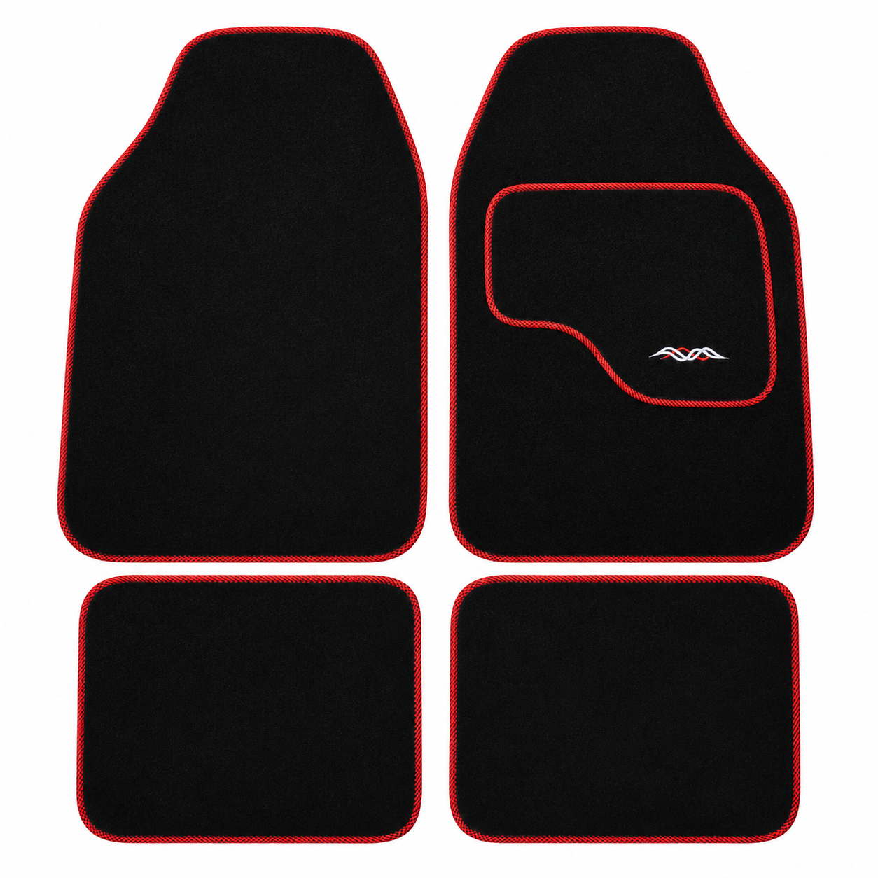 JVL Carpet Car Mat Set Style 4pc  universal