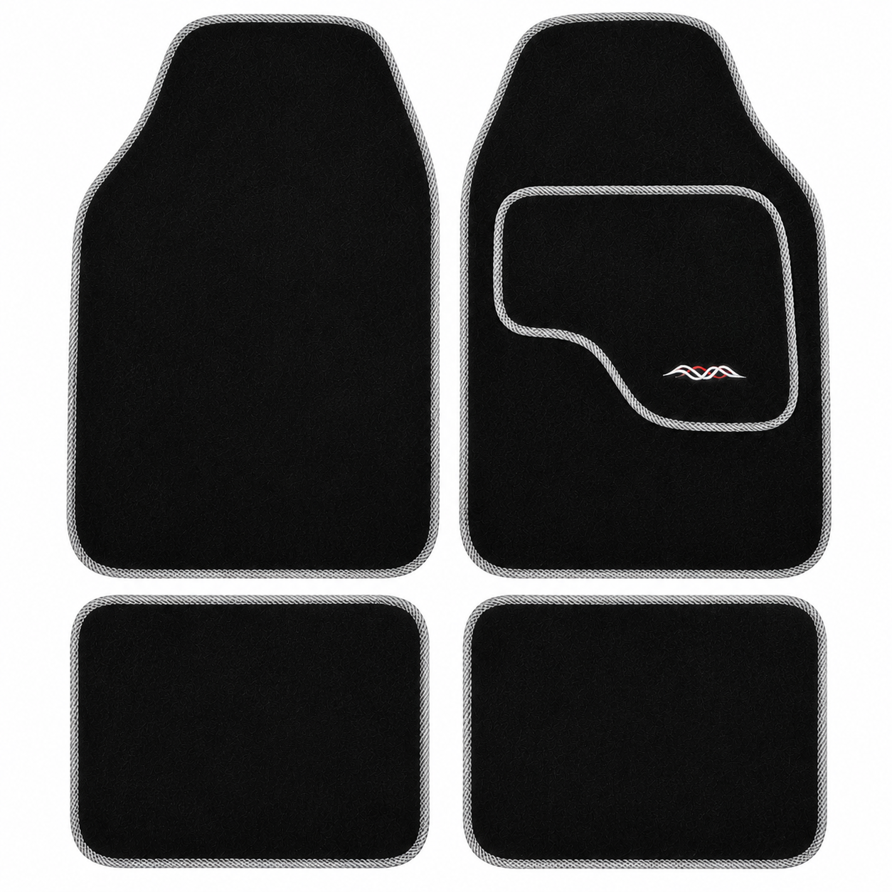 JVL Carpet Car Mat Set Style 4pc  universal