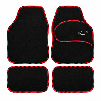 Calibre Car Mat Set 59x42cm 4pc carpet & rubber