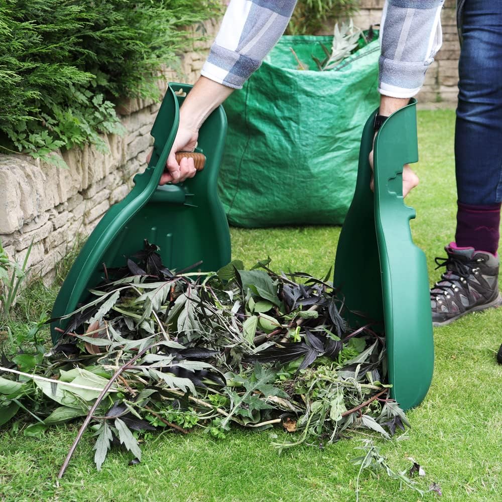 JVL Large Garden Leaf Grabbers – Pair – 48.5cm