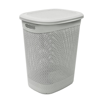 JVL roplette Design Plastic Laundry Basket, 52 Litre