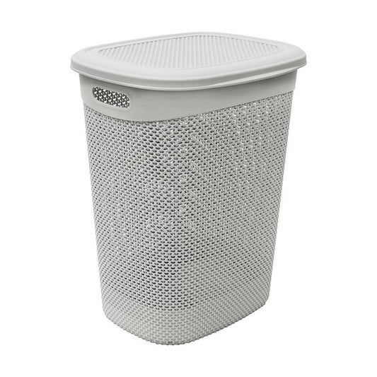 JVL roplette Design Plastic Laundry Basket, 52 Litre
