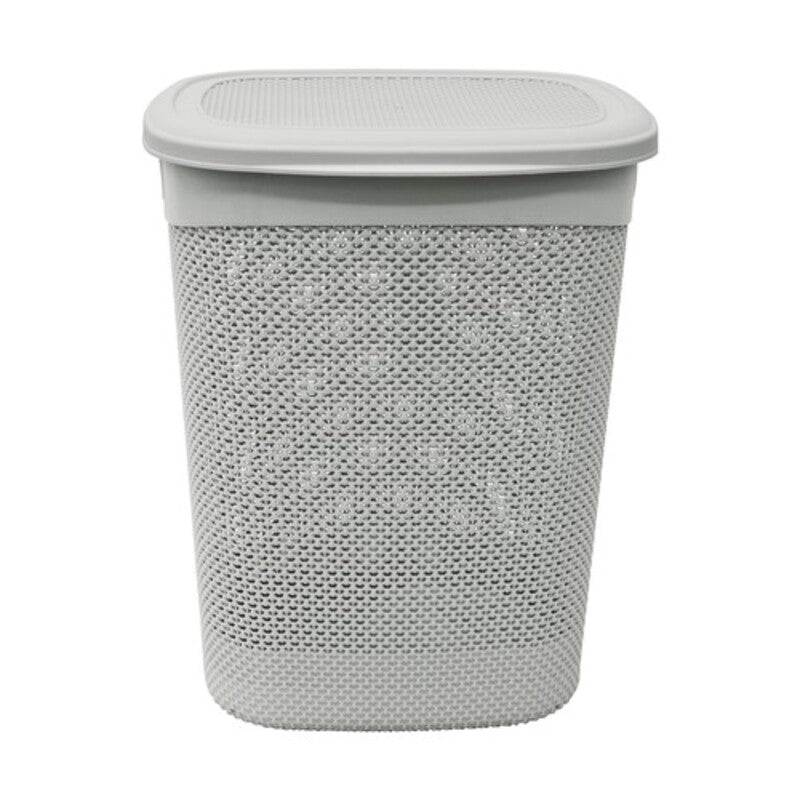 JVL roplette Design Plastic Laundry Basket, 52 Litre
