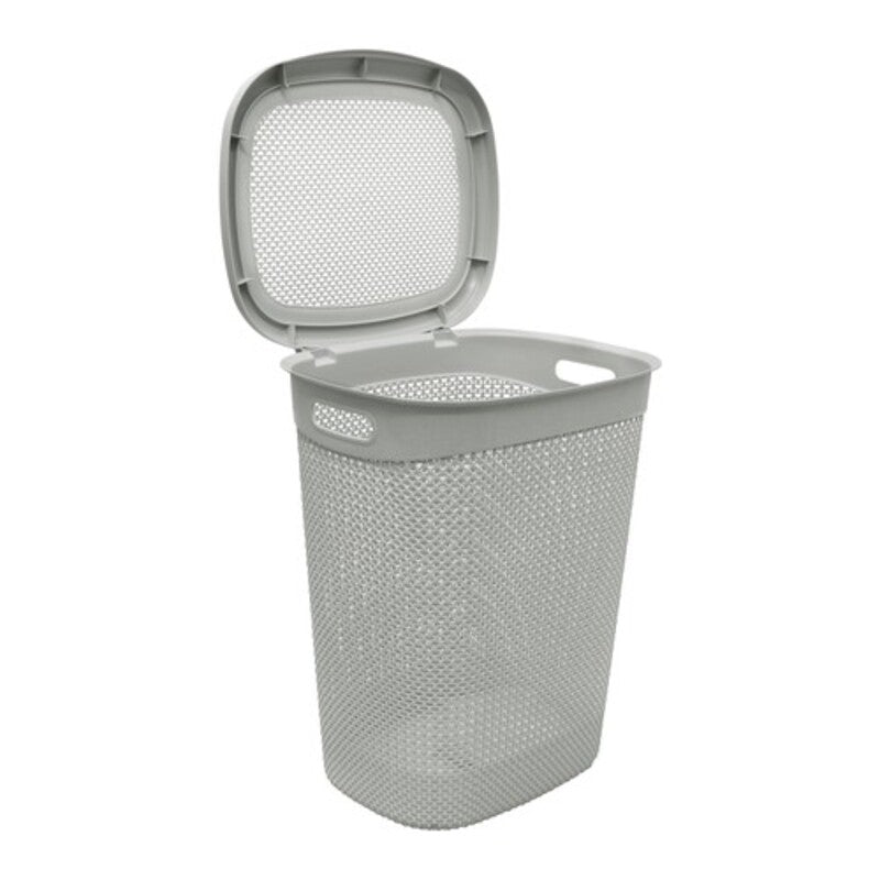 JVL roplette Design Plastic Laundry Basket, 52 Litre
