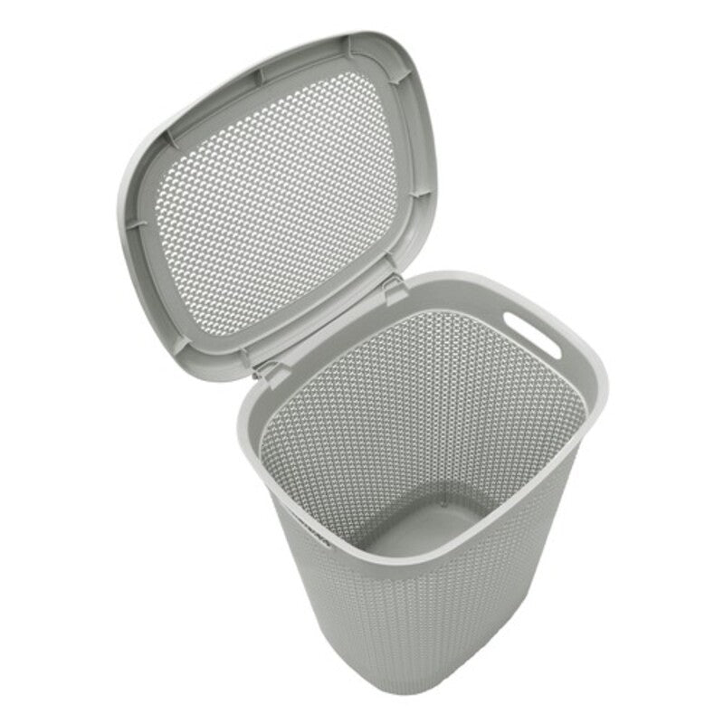 JVL roplette Design Plastic Laundry Basket, 52 Litre