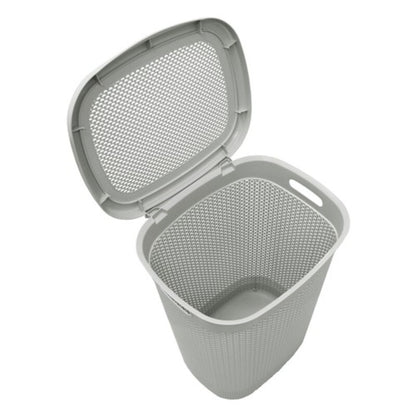 JVL roplette Design Plastic Laundry Basket, 52 Litre