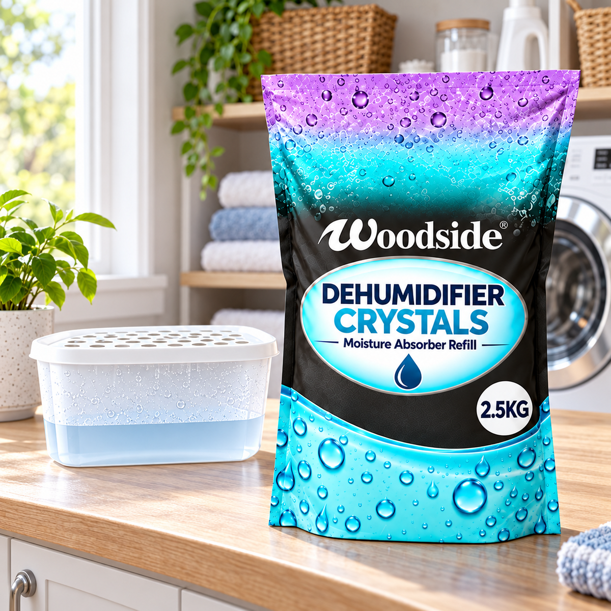 Moisture Absorber Trap Dehumidifier refill Crystals 2.5kg